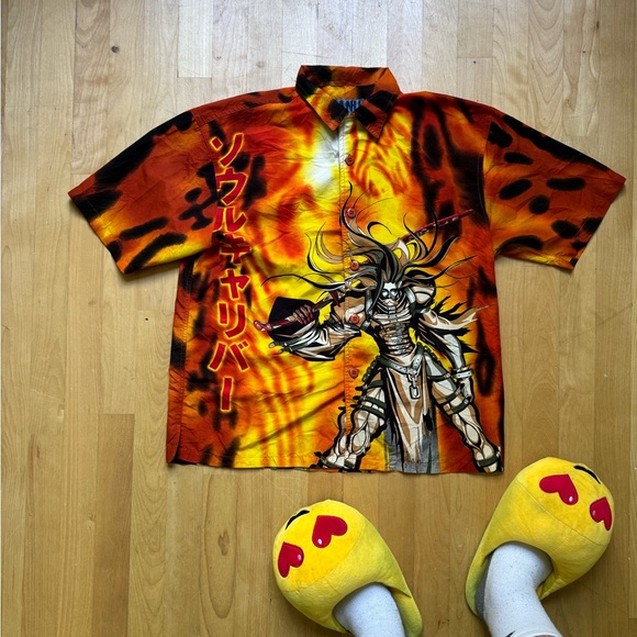 Y2K Vintage Anime Crazy Japanese Animal Ricky Shirt - Picture 1 of 5